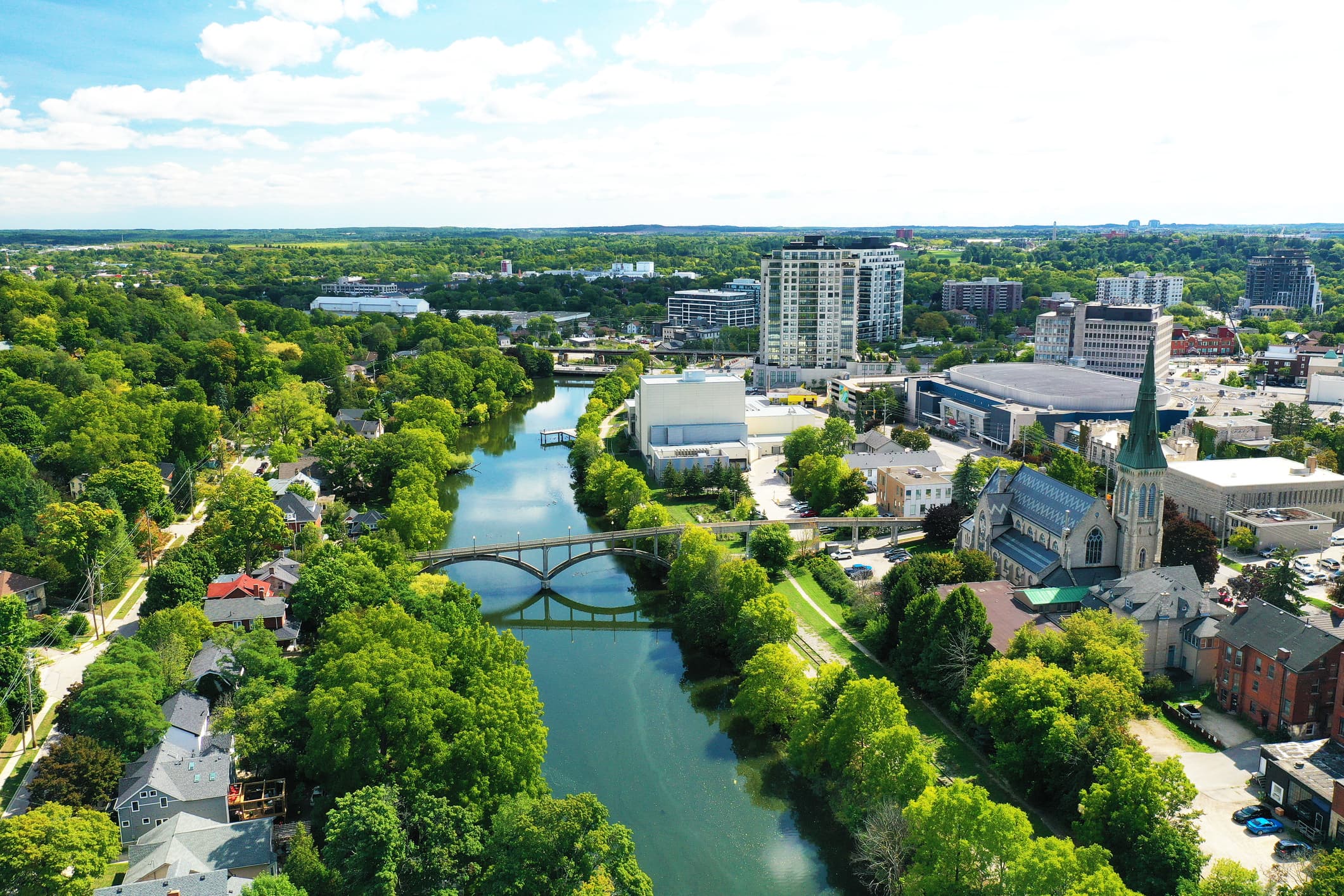 Guelph - Student housing cityscape