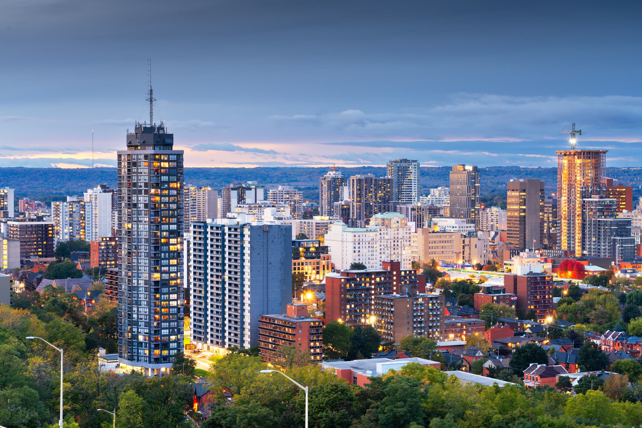 Hamilton - Student housing cityscape