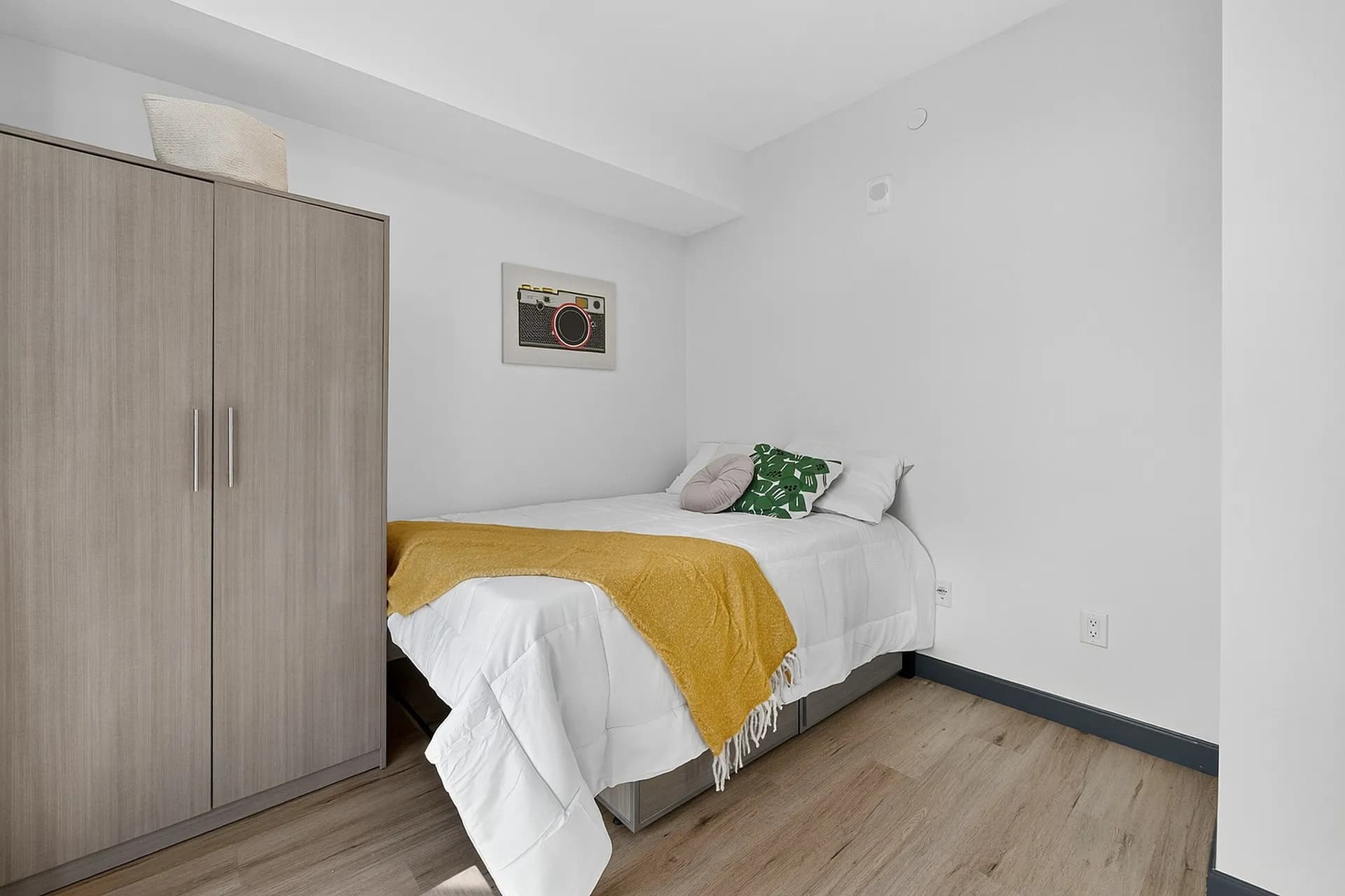 Cozy bedroom with stylish decor