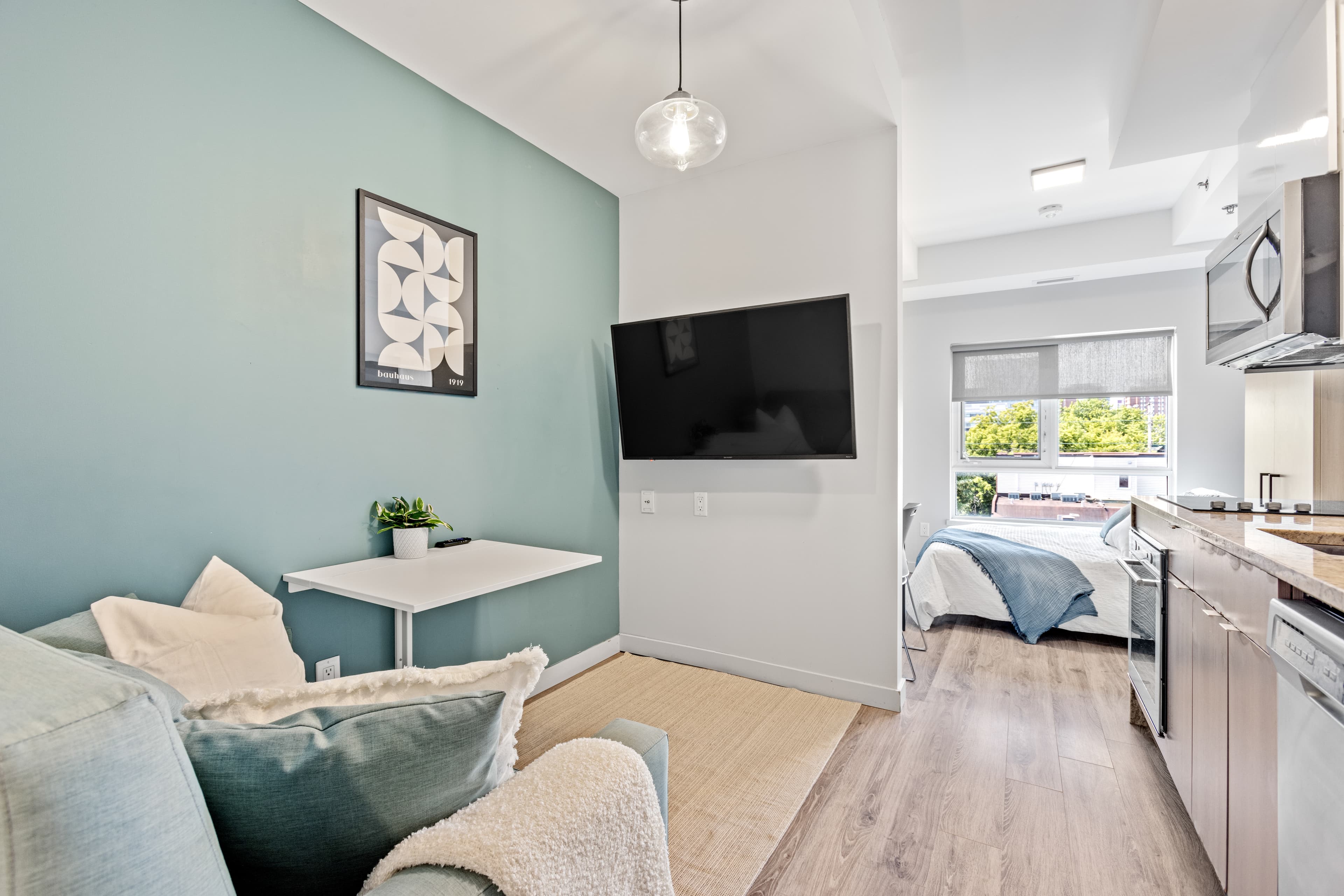 Modern apartment interior at 417 Nelson