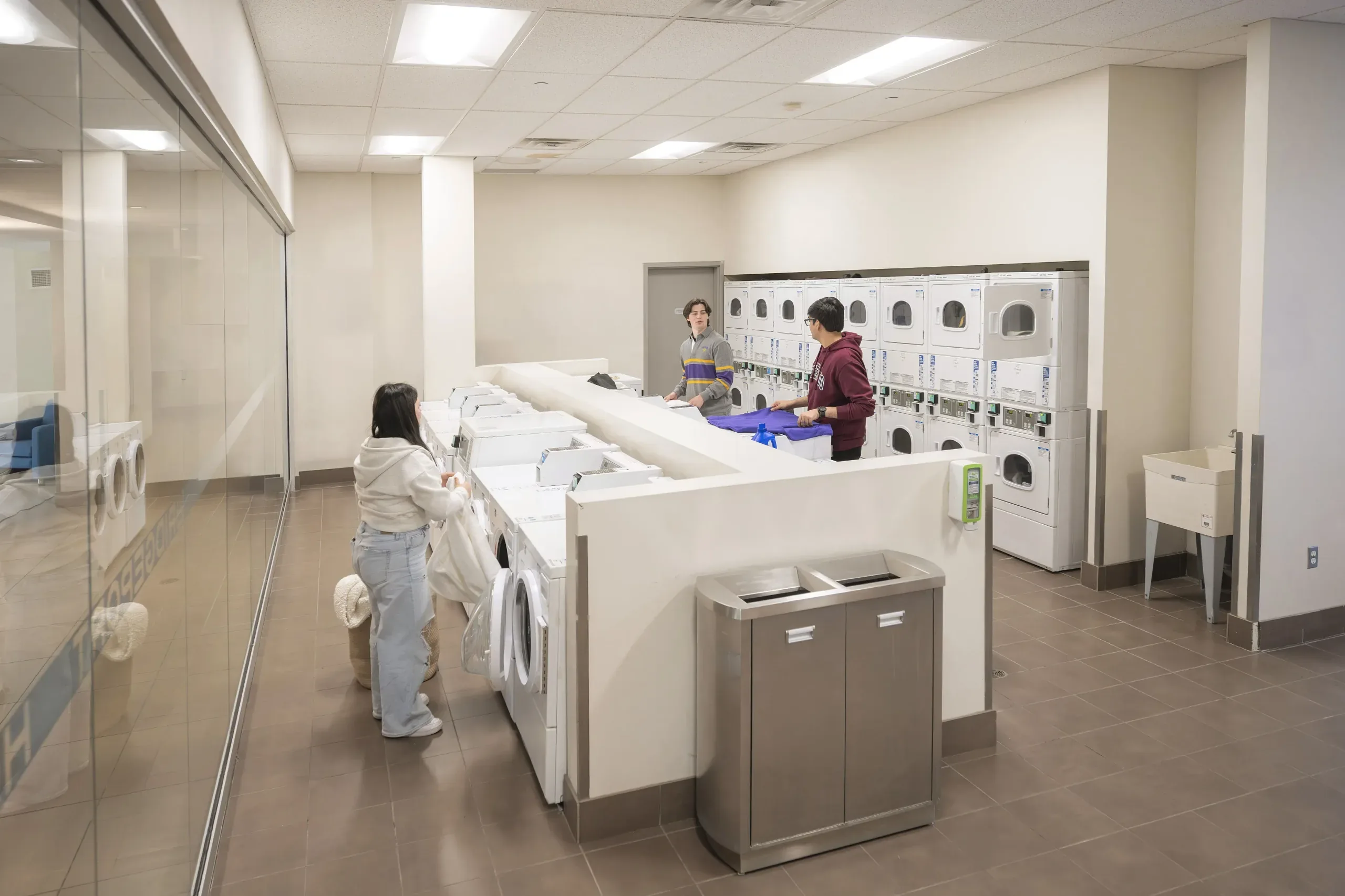 On-site laundry room
