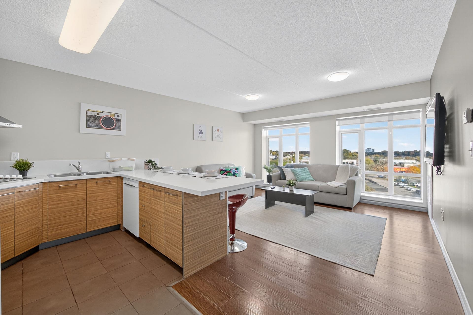 Suite living area