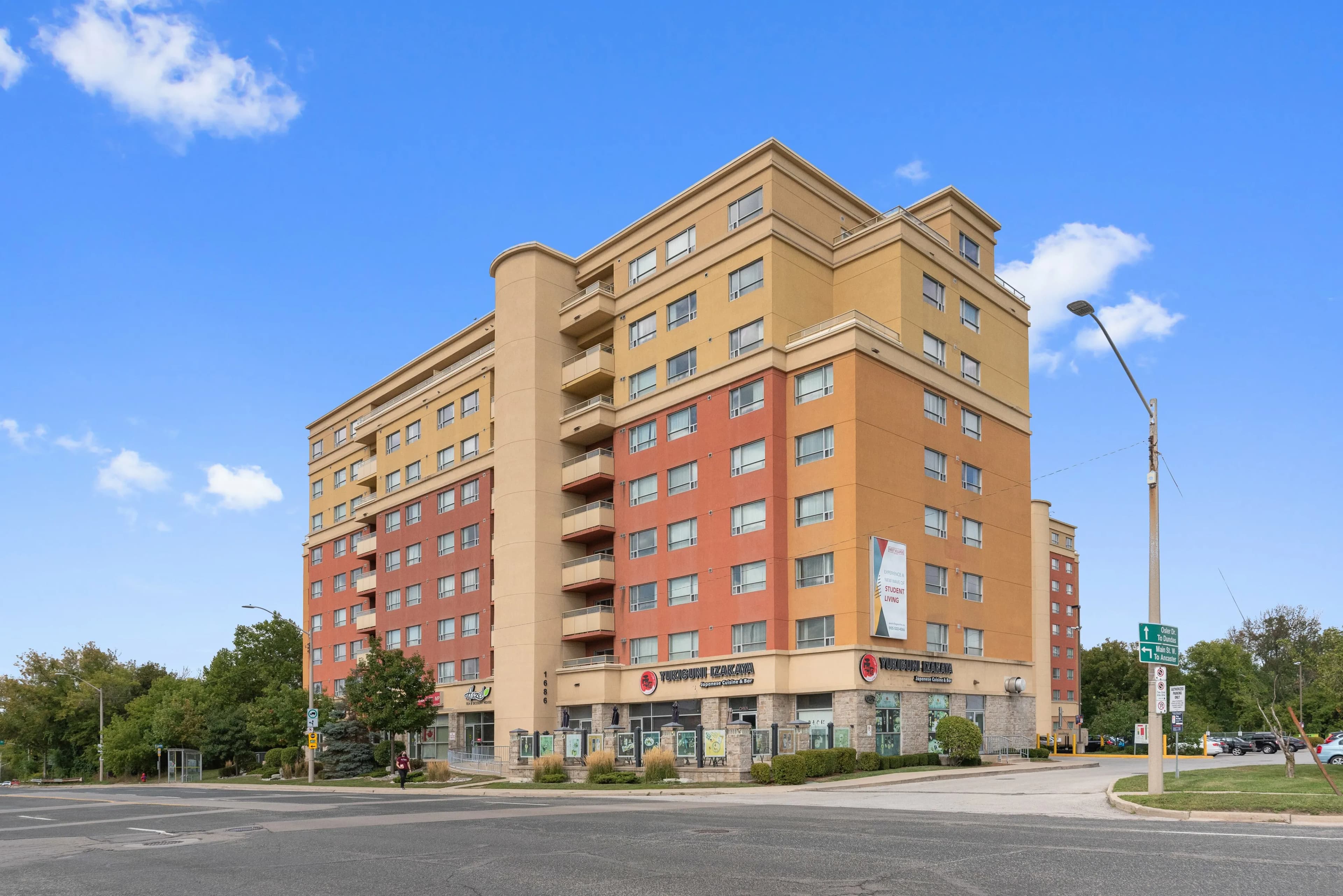 Exterior of building