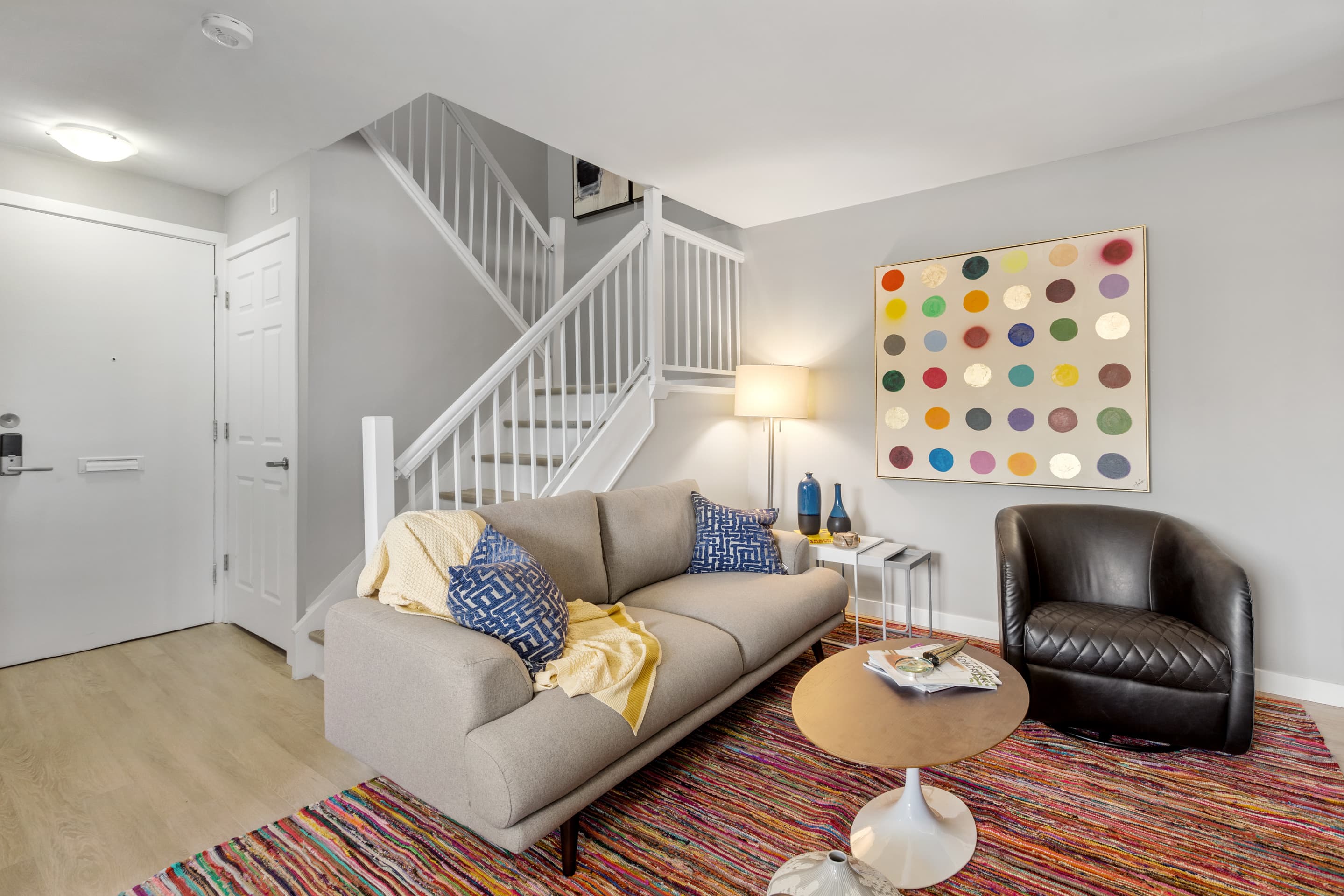 Living room with seating