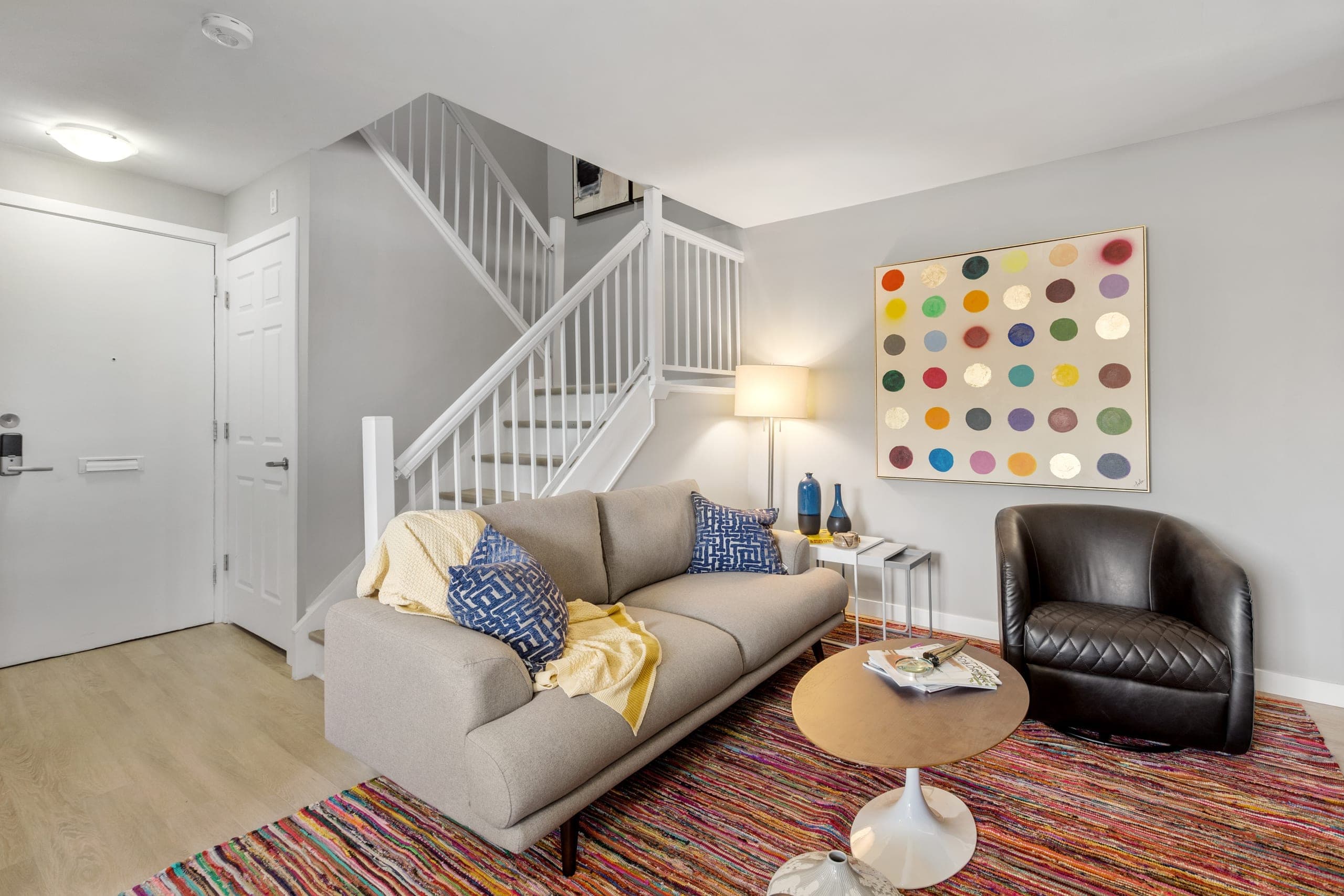 Living room with seating
